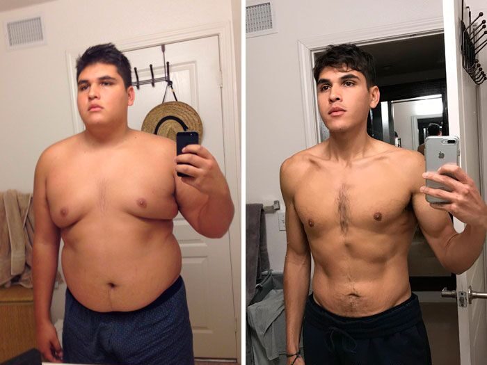 Mark's before and after photos